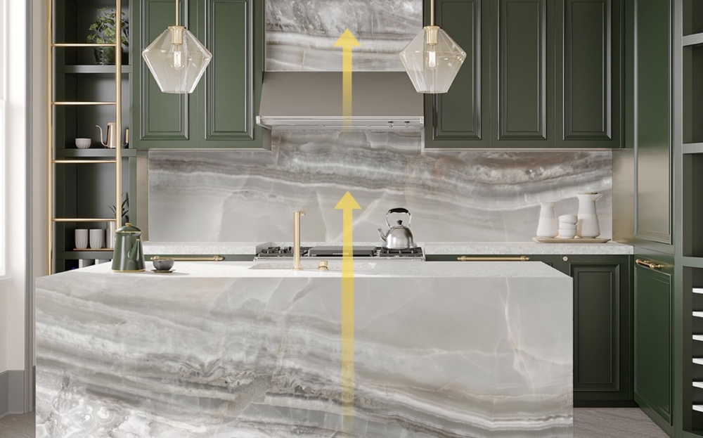 kitchen setting Orlando bioquartz